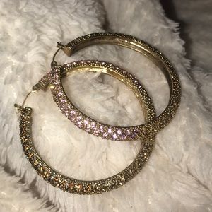 hoop earrings